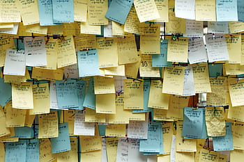 sticky, notes, black, text, bunch, sticky notes, post-it, paper, record, memory, article