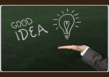 good idea poster, education, a good idea, an array of, school, blackboard, light Bulb, ideas, business, solution, creativity