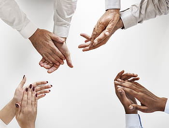 four person clapping, hand, human, partnership, teamwork, cooperation, achievement, african, african american, african descent, agreement
