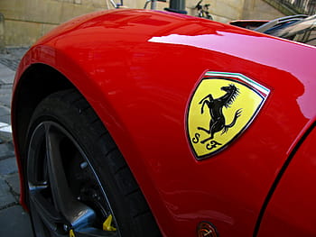 ferrari, brno, závodní auto, automobilů, vozidel, motorů, loga, vozy, rychle, Napájení, Červené