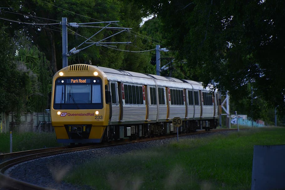 brisbane, rail, train, ipswich, travel, city, traffic, queensland, australia, railroad, metro