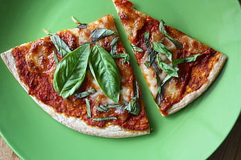 plátky pizzy, deska, pizza, plátky, jídlo pití, jídlo, desky, gurmán, večeře, rajče, plátek