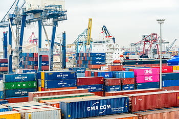 porta, contenitore, esportare, carico, la logistica, spedizione, industria, nave, importare, nolo, consegna