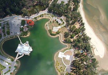 drone, dji spark, aerial view