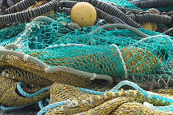 crumpled fish net, Fishing Nets, Meshes, fish, meshes of nets, fishing, traditional fishing, mesh, sea, trawler, port