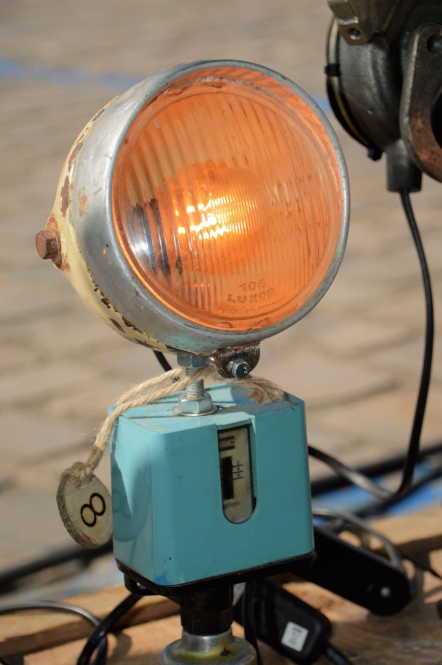 ornament, decoration, vintage, retro, light, exhibit, recycling, crafts, customize, lamp, spot