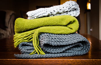 Grün, grau, Textilien, Decke, Schal, kalt, Stoff, Tabelle, Weiß, wolle, Sweatshirt