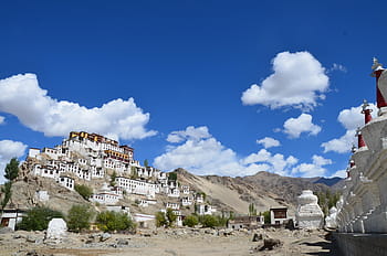 Pangong, Ladakh, India, himalayas, tibet, ladakh Region, gompa, mountain, leh Village, architecture, religion