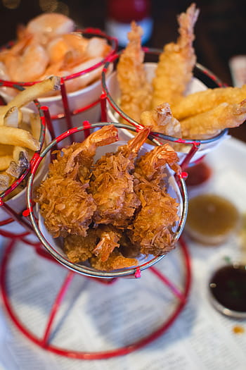 γαρίδες, εστιατόριο bubba gump, γαρίδα, πιάτα, εστιατόριο, φράζω, τρώγοντας έξω, τηγανητό, φαγητό, καλοφαγάς, γεύμα