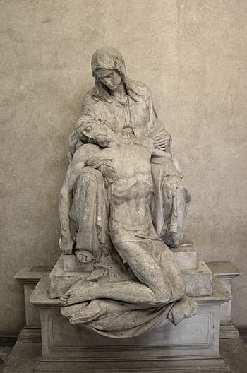 italy, florence, sculpture, church santa maria del carmine, brancacci chapel, pieta, statue, monument, famous Place