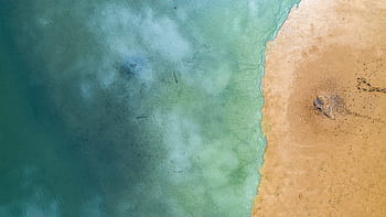 green, brown, stone fragment, sand bar, sea, water, vacation, holidays, blue, wave, stones
