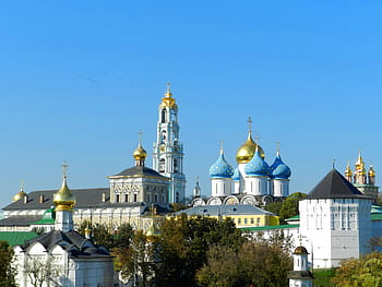 sergiev posad, vavřín, chrám, kostel, křesťanské církve, pravoslaví, trinity-sergius lavra, Rusko, architektura, náboženství, katedrála