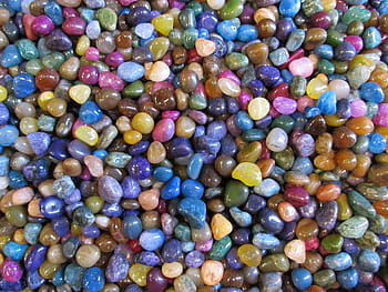 pebbles, colorful, polished, stones, rocks, landscaping, texture, natural, smooth, colors, nature