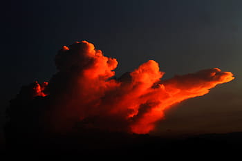red, cloud, golden, hour, clouds, sunset, landscapes, golden sunset, sky, outdoors, scenic