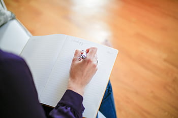 scrittura, mano, Nota, penna, carta, taccuino, donna, femmina, diario, lavoro, scrittore