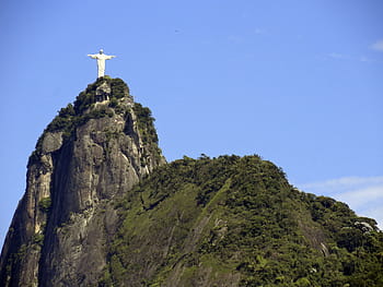 Kristus, socha vykupitele, během dne, corcovado, Rio de Janeiro, Kristus vykupitel, Brazílie