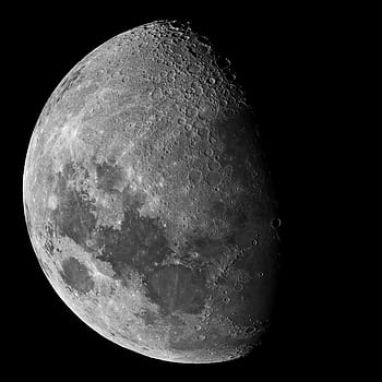 letzter Nacht, Wachsen gibbous, Mond, Grau- und Weißer Mond