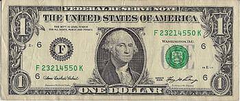 fotografie, 1 u.s, nás., dolarové bankovky, dolar, peníze, účtovat, zákonné platidlo, finanční, měna, hotovost