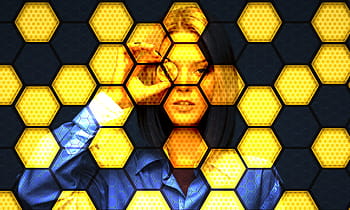 vícebarevný, žena tapeta, bitcoin, blockchain, měna, podnikání, crypto, finance, virtuální, výměna, peníze