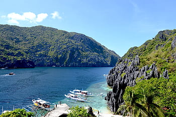 eilandhoppen, tropen, Filippijnen, palawan, strand, tropisch