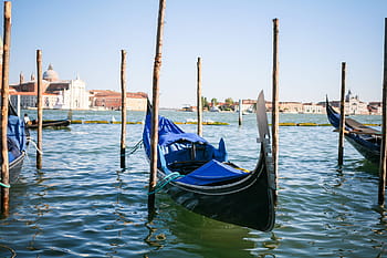 venice gondola, Venice, Gondola, italia, laut, venice - Italia, kanal, Tempat terkenal, Kapal Bahari, perjalanan, eropa