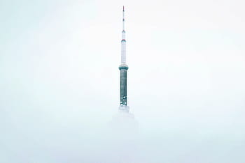 skyscraper, tower, architecture, building, sky, clouds