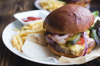 grande, fresco, grande fresco, hecho en casa, hamburguesa, comida, alimento para el alimento, hambriento, carne, lechuga, tomate