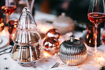 クリスマステーブルデコレーション、 クリスマス、 テーブル、 装飾、 テーブルセット、 ピンク、 休日、 グラマー、 レストラン、 ティーポット、 屋内