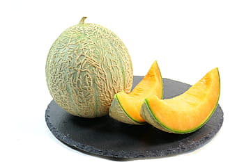 two, slices, watermelon, watermelon fruit, melon, fruit, power, white background, studio shot, healthy eating, food