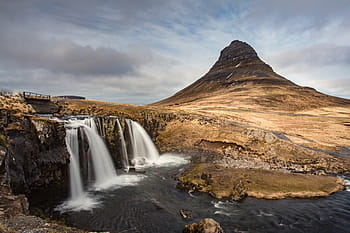waterfall, rock formation, waterfalls, mountain, nature, landscape, hill, rocks, stream, water, outdoor