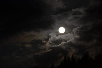 Mond, Nacht-, groza, Astronomie, Vollmond, Sonnenfinsternis, Himmel