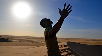 sahara desert, man, sahara, desert, travel, africa, trip, sand