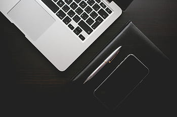 hitam, gaya, kantor, bisnis, komputer, meja, buku harian, iphone, iphone 6, macbook pro, minimal