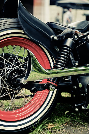 black chopper motorcycle, close, black, chrome, motor, cycle, transportation, bicycle, motorbike, bike, wheels