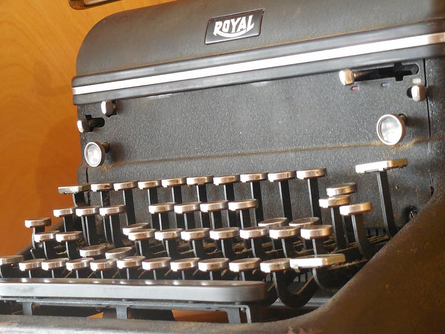 typewriter, vintage, vintage typewriter, old, retro, type, antique, nostalgia, vintage type, writing, obsolete