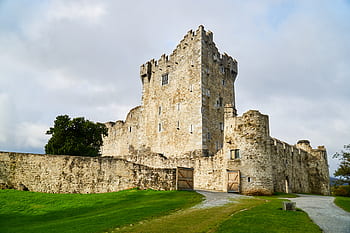 ross castle, killarney, İrlanda, kale, mimari, orta Çağlar, kerry, tarihi, bina, eski