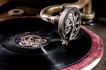 vinyl, záznam, gramofonu, hudba, album, lp, vinobraní, stará škola
