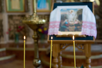 candles, church candles, church, cathedral, temple, orthodox, orthodoxy, the orthodox church