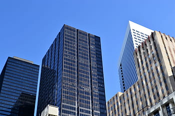 svart, glass tårn lavvinkel fotografering, bygninger, Houston, texas, bybildet, skyskraper, skyline, usa, forente stater, bedrifts