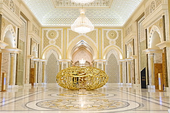 qasr al watan, Abu Dabi, başkanlık Sarayı, uae, Saray, iç, Müslüman, İslâm, turizm, altın, Arap