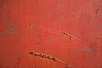 metal, steel, wall, plate, rust, rusted, paint, flaking, scratch, red lead, surface