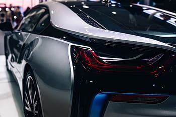 bmw perak i8, Perak, BMW i8, mobil, kemewahan, bmw, hibrida, eko, Kendaraan darat, transportasi, Mobil sport