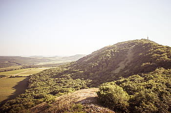 menara pemancar, Bukit, Pemancar, Menara, hutan, alam, bukit pálava, Adegan pedesaan, lanskap, luar ruangan, langit