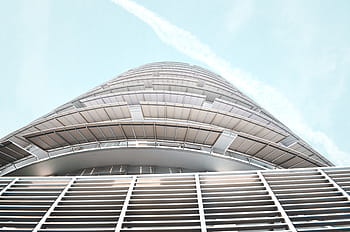 nízký, úhlové fotografování, výškové, budova, úhel, fotografování, vysoký, vzestup, architektura, infrastruktura, mrakodrap