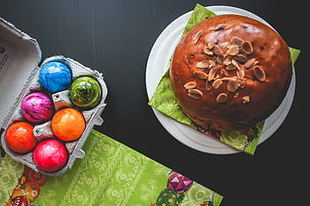 pastel de pascua, huevos: ¡feliz, pascua !, pastel, colorido, huevos, pascua feliz, decorado, pascua, huevos de pascua, vacaciones