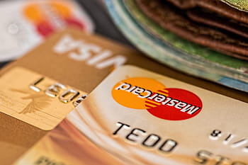 zavřít, výstřel, mastercard, kreditní karta, hlavní karta, Visa karta, kredit, platit, plastický, peníze, platba
