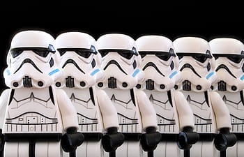 storm trooper minifigs, stormtrooper, star wars, lego, storm, trooper, parade, platoon, squad, together, clone