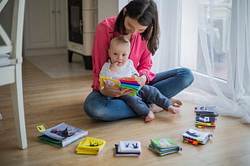 mère, fils, bébé, famille, en jouant, femme, enfant, garçon, femelle, parent, amour