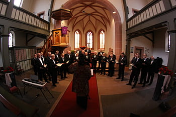 orchestra, singing, church, church choir, choir, choral singing, chrosaenger, singer, altar, christianity, religion