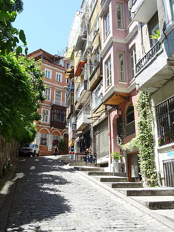 Istanbul, architektura, město, cestovní ruch, cestovat, krocan, Istanbul, Turecko, Evropa, scénický, ulice, dlažební kamen